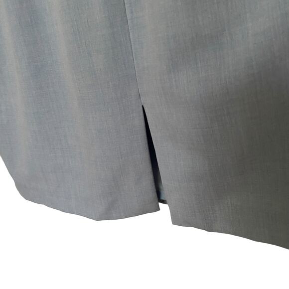 Women's Size 14 CALVIN KLEIN Dress Light Blue Cap Sleeves Lined Minimalist Sharp - Picture 8 of 10